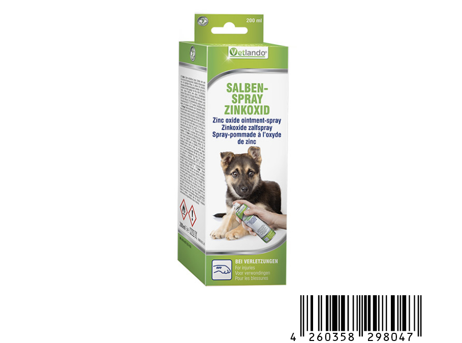 Vetlando Zinc oxide ointment spray