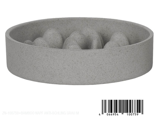 Bamboo bowl Anti-Gobble